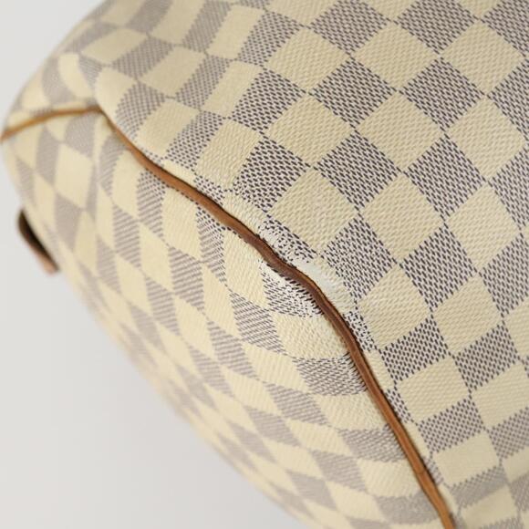 LOUIS VUITTON Damier Azur Speedy 35 Hand Bag N41535 LV Auth 156545 - Picture 15 of 16